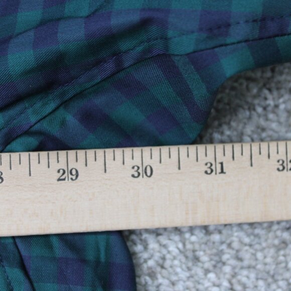Duluth Shirt Men 3XL XXXL Green/Blue Plaid Untucked Soft Skills Standard Fit L/S - Picture 12 of 14